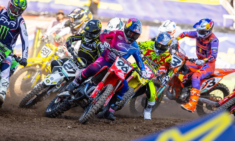 Hunter Lawrence termine 2ème du SX US 2026