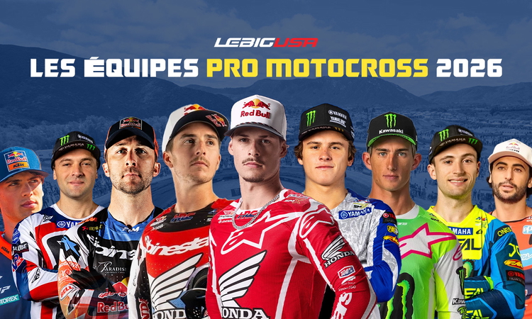 Les équipes Pro Motocross 2026