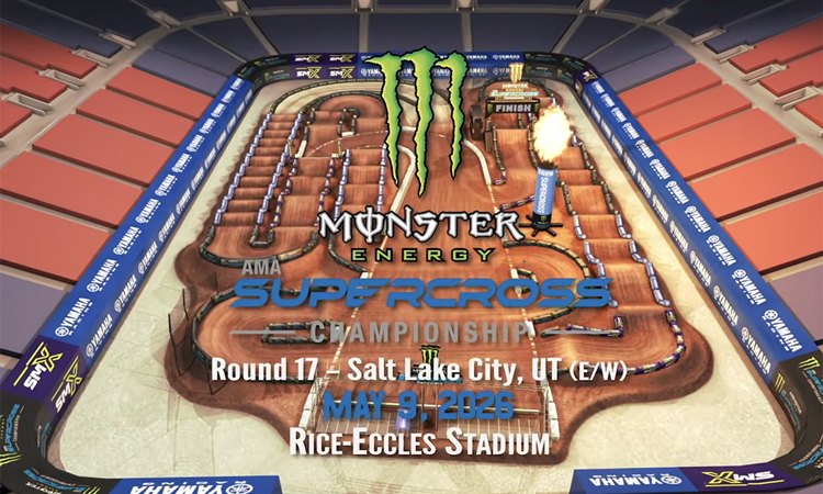 La piste virtuelle du SX de Salt Lake City