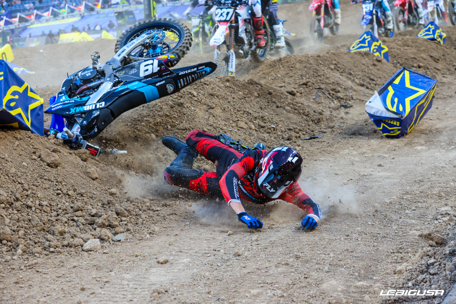 La chute de Max Vohland (finale 250 Denver)