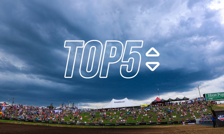 « Hauts et bas » : le Top 5 du MX d'High Point