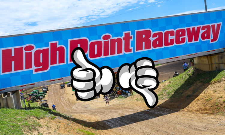 "Ce qu'il faut retenir et... oublier" : MX d'High Point