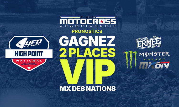 Le classement des pronos avant le MX d'High Point
