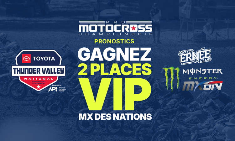 Le classement des pronos avant le MX de Thunder Valley