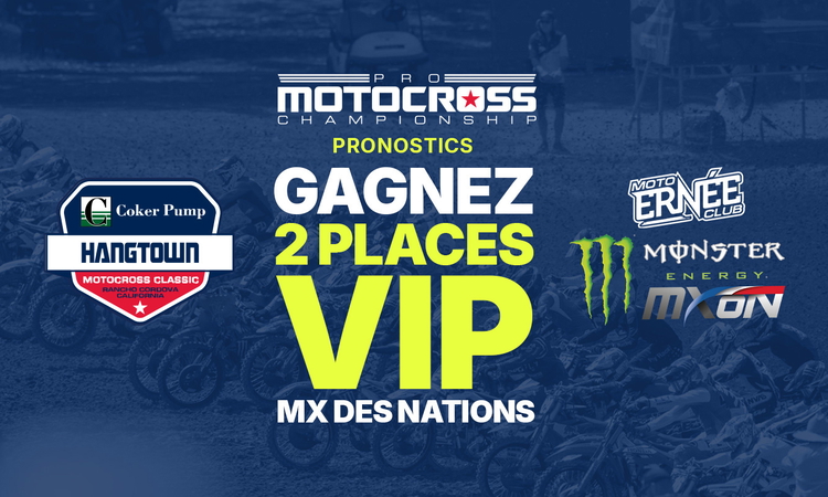 Le classement des pronos avant le MX d'Hangtown