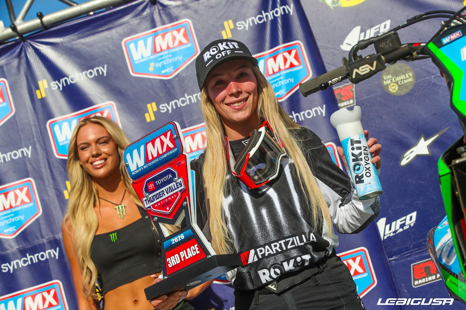 Le podium de Taylah McCutcheon à Thunder Valley