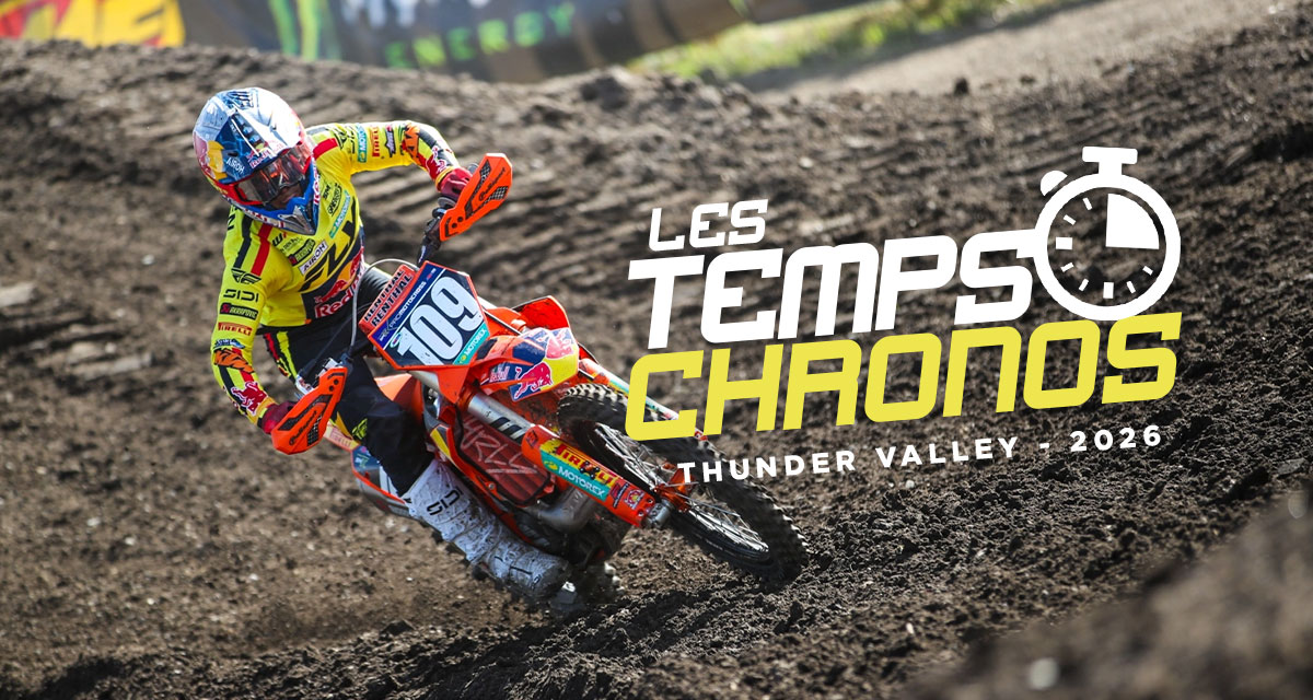 Les temps chronos du MX de Thunder Valley