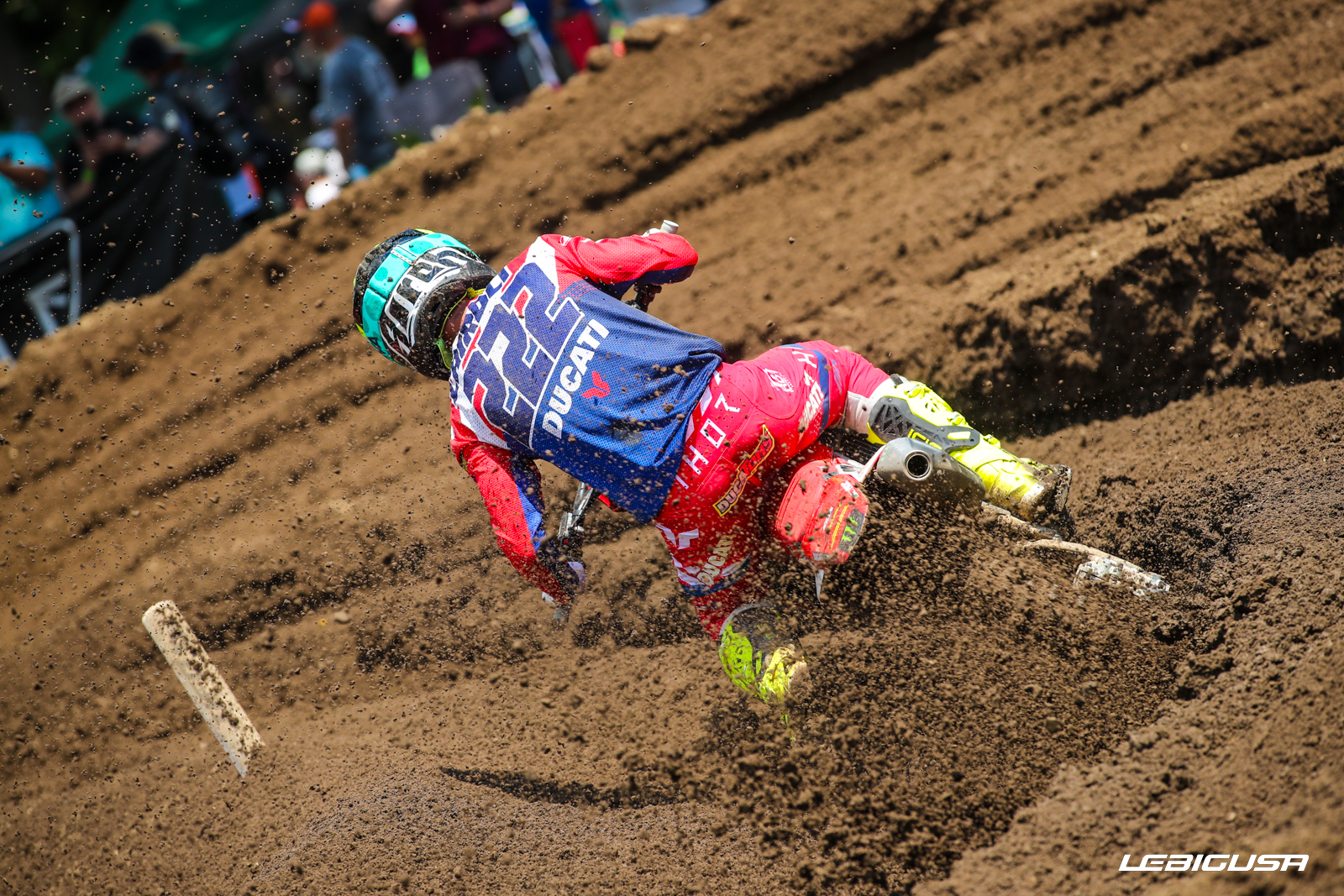 L'équipe Ducati au grand complet à RedBud