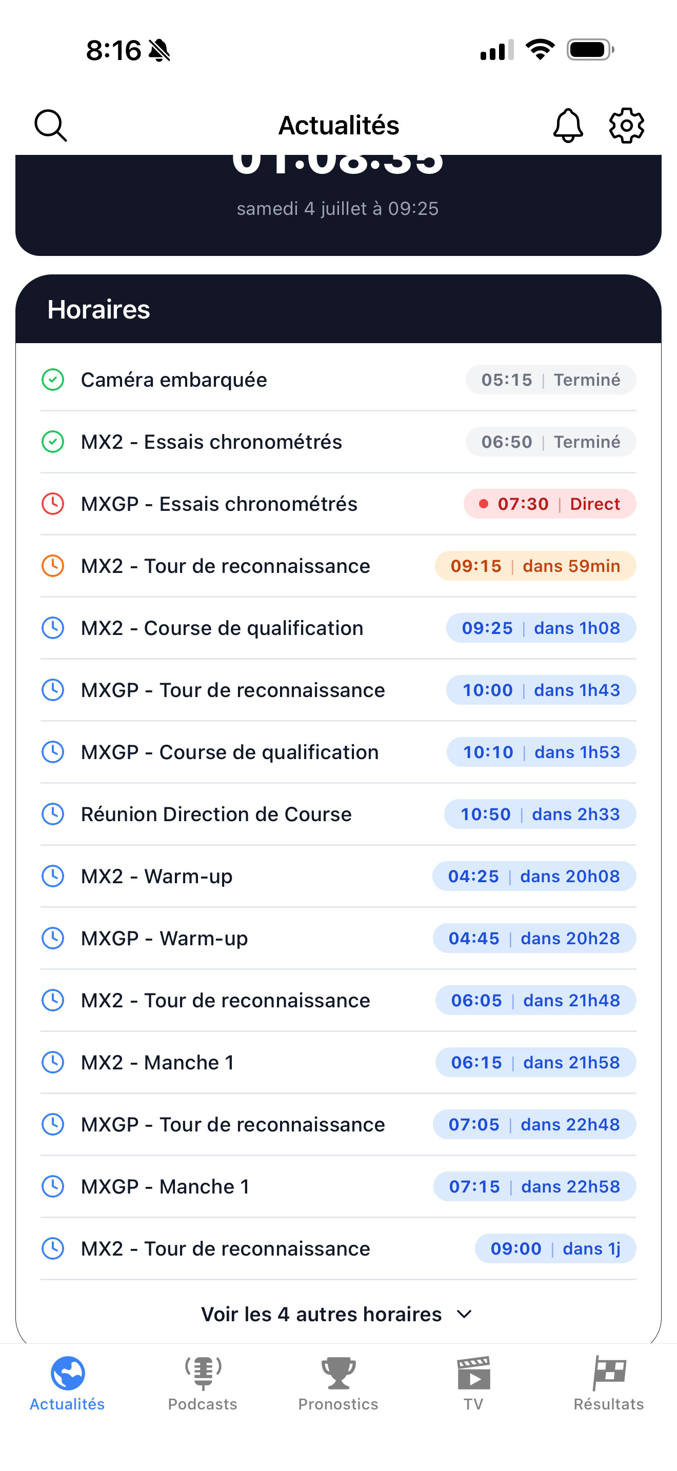 LeBigUSA sur mobile — Pronostics