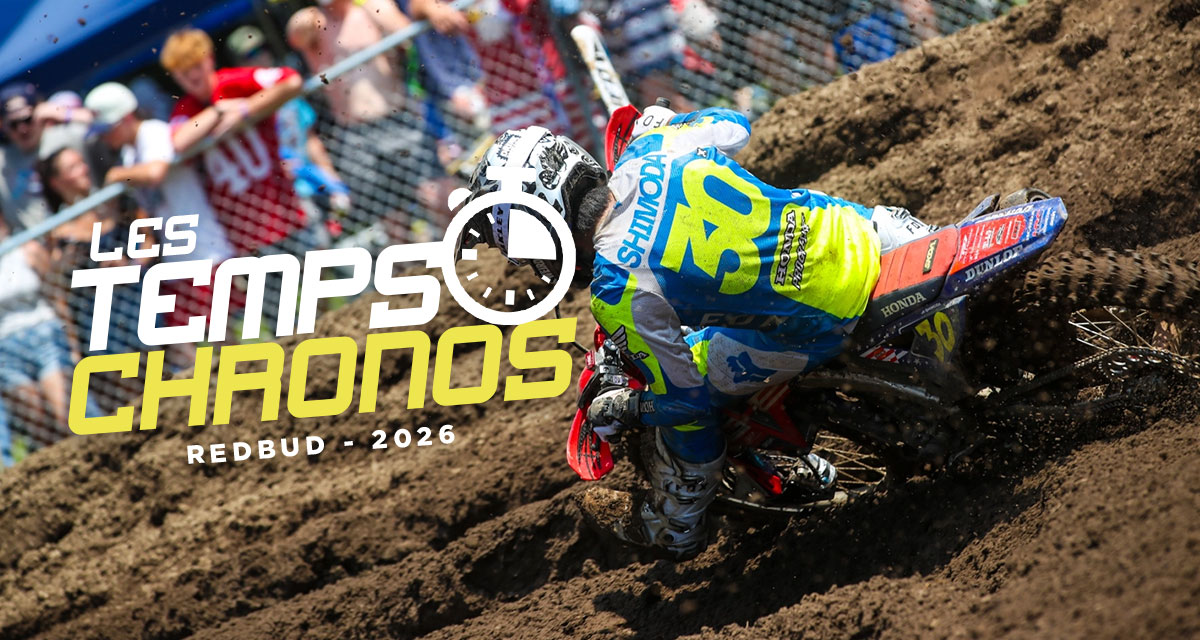 Les temps chronos du MX de RedBud