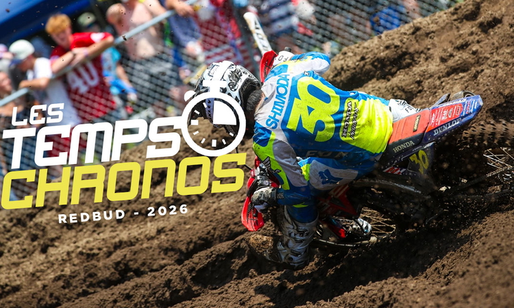 Les temps chronos du MX de RedBud