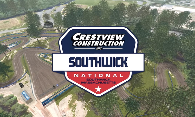 La piste virtuelle du MX de Southwick