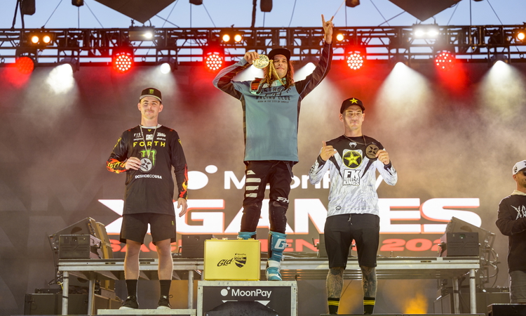 L’or des X Games pour Patrick Evans (Best Trick)