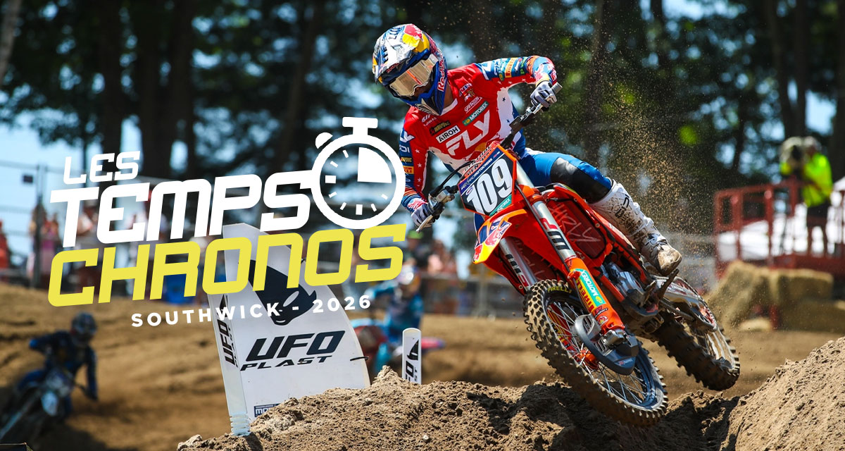 Les temps chronos du MX de Southwick