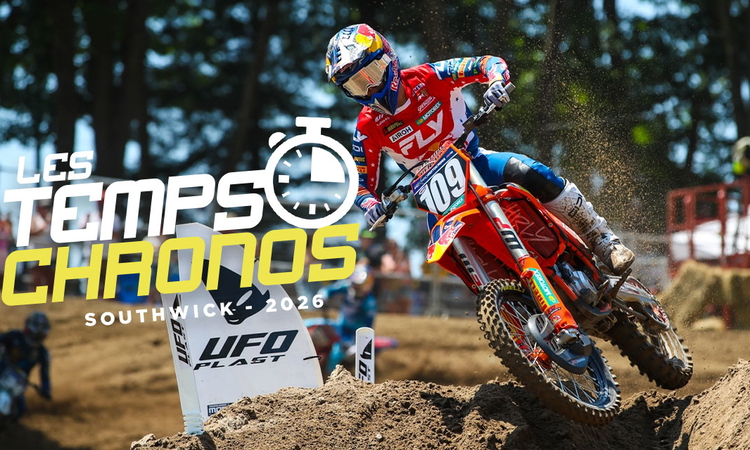 Les temps chronos du MX de Southwick