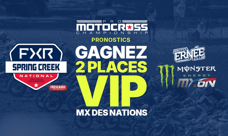 Le classement des pronos avant le MX de Spring Creek