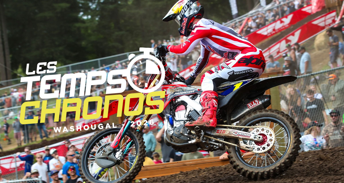 Les temps chronos du MX de Washougal