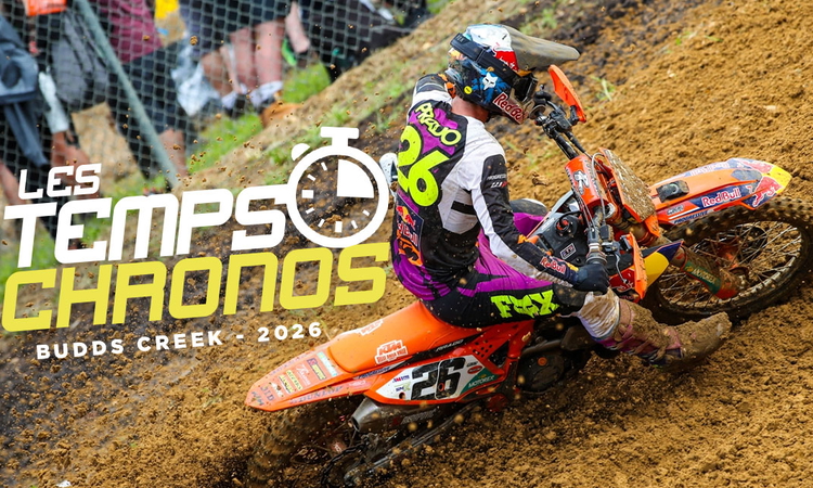 Les temps chronos du MX de Budds Creek