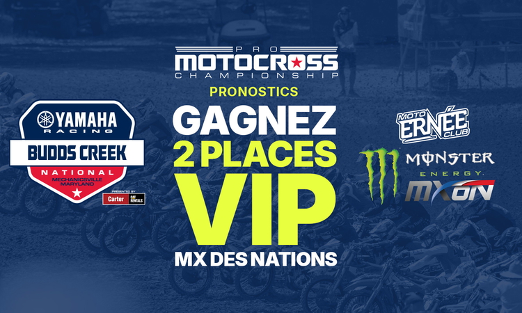Le classement des pronos avant le MX de Budds Creek