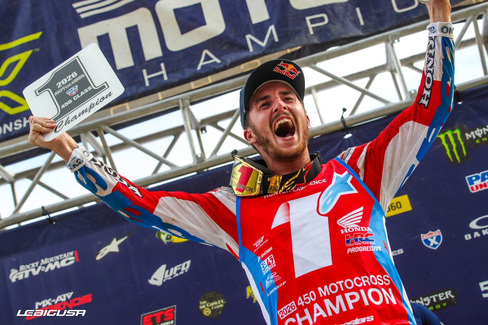 Le Champion 450 Pro Motocross 2026 est Hunter Lawrence
