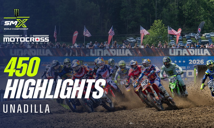 MX d'Unadilla : résumés vidéos (250 et 450)