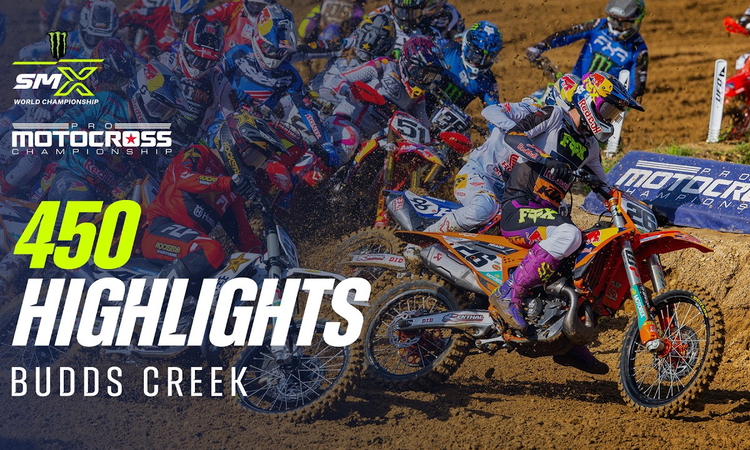 MX Budds Creek : résumés vidéos (250, 450 et WMX)