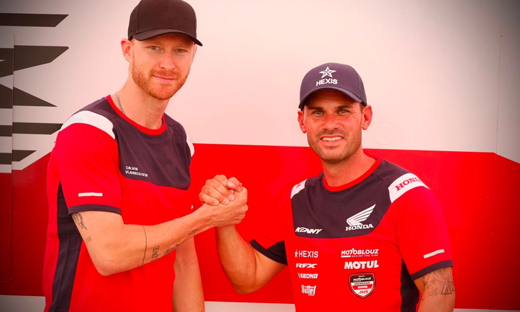 Calvin Vlaanderen rejoint Honda Motoblouz SR Motul