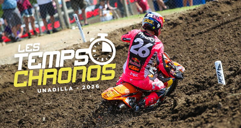Les temps chronos du MX d'Unadilla