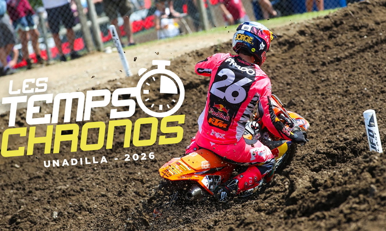 Les temps chronos du MX d'Unadilla