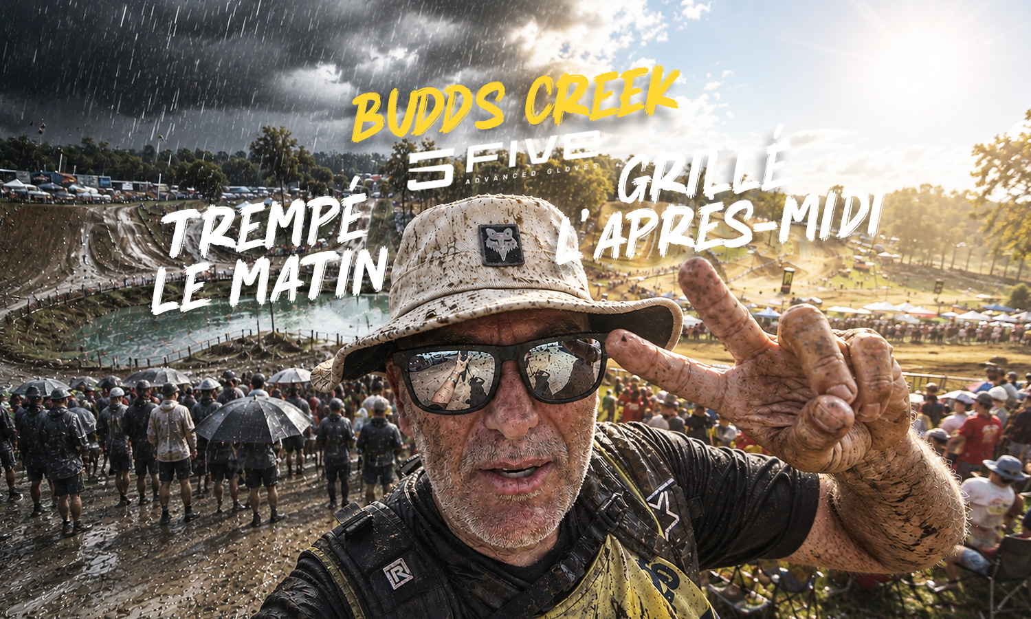 Vlog MX Budds Creek : "Trempé le matin, grillé l’après-midi"