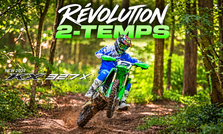 La nouvelle Kawasaki 2027  KX327 (2-temps)