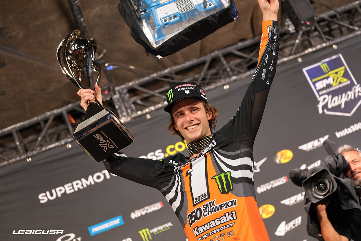 Levi Kitchen est Champion 2026 SMX 250