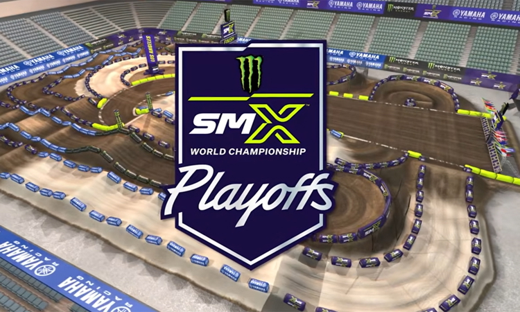 La piste virtuelle du SMX de Los Angeles