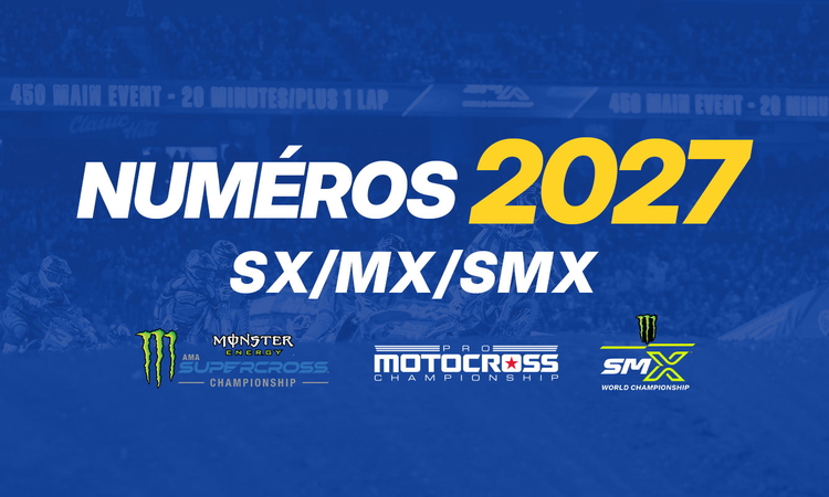 Les numéros SX/MX/SMX US 2027