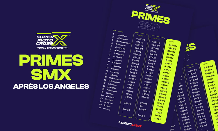 Les primes du SMX après Los Angeles