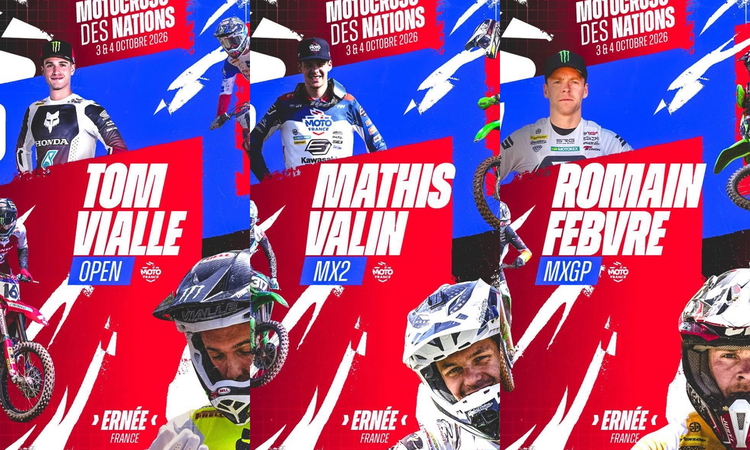 L'équipe de France pour le Motocross des Nations