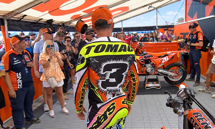 Les adieux d'Eli Tomac à Ridgedale