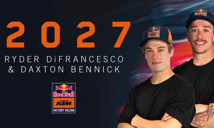 KTM officialise DiFrancesco et Bennick