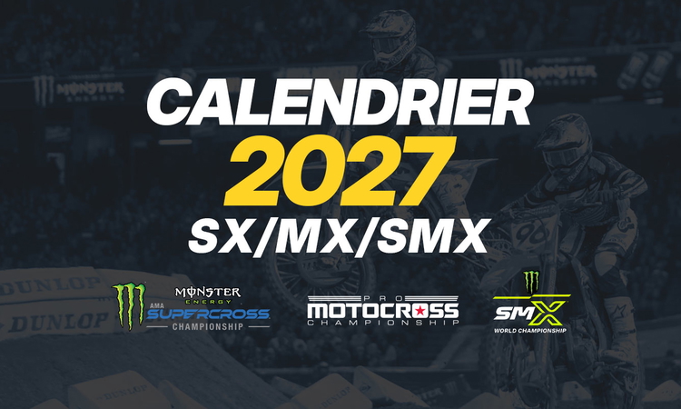 Le calendrier du Supercross US 2027