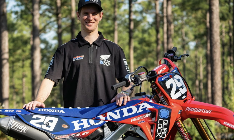 Michael Mosiman débarque chez Honda Quad Lock